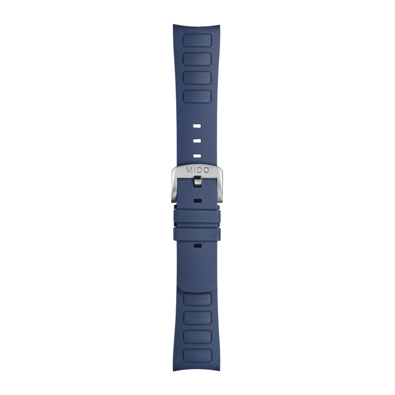 Mido TV Ersatzarmband Kautschuk Blau 22 mm M852018728