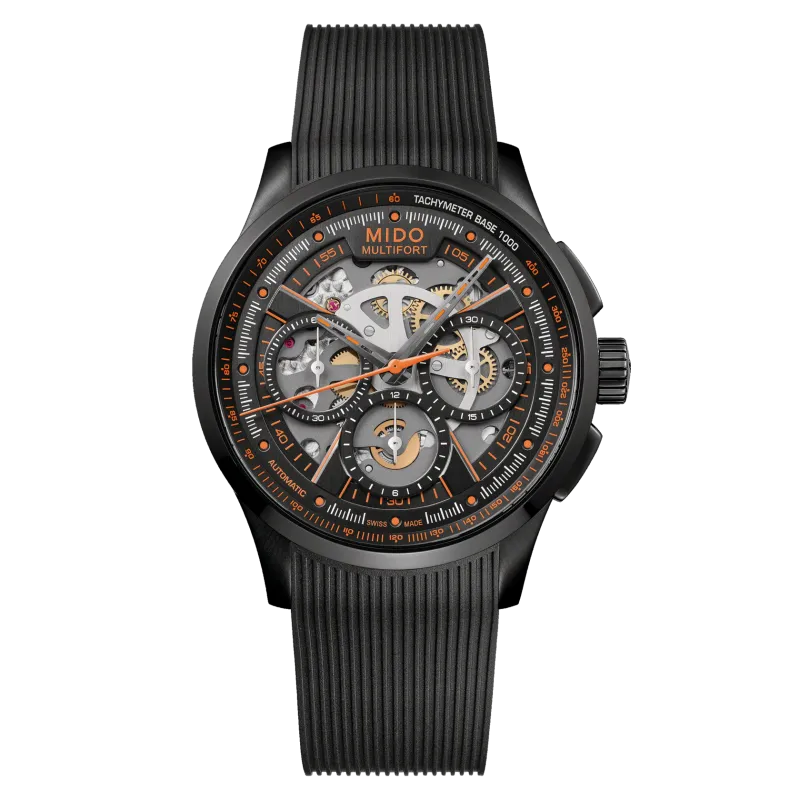 Mido Multifort Skeleton Chronograph Herrenuhr M038.662.37.050.00