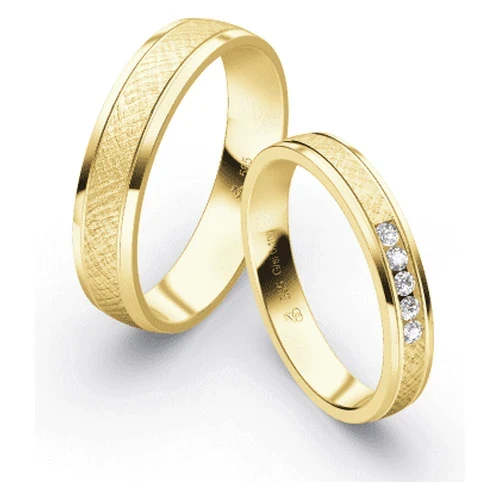 First Individual Love 3D Yellow – Two Trauringpaar Rauschmayer 73-03039 / 72-03039