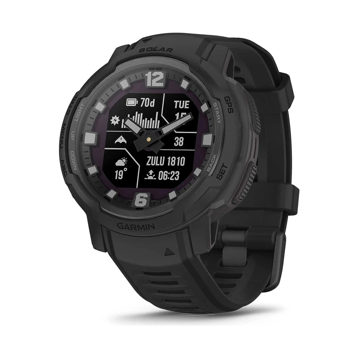 Garmin Instinct Crossover Solar Graphite Herrenuhr 010-02730-01