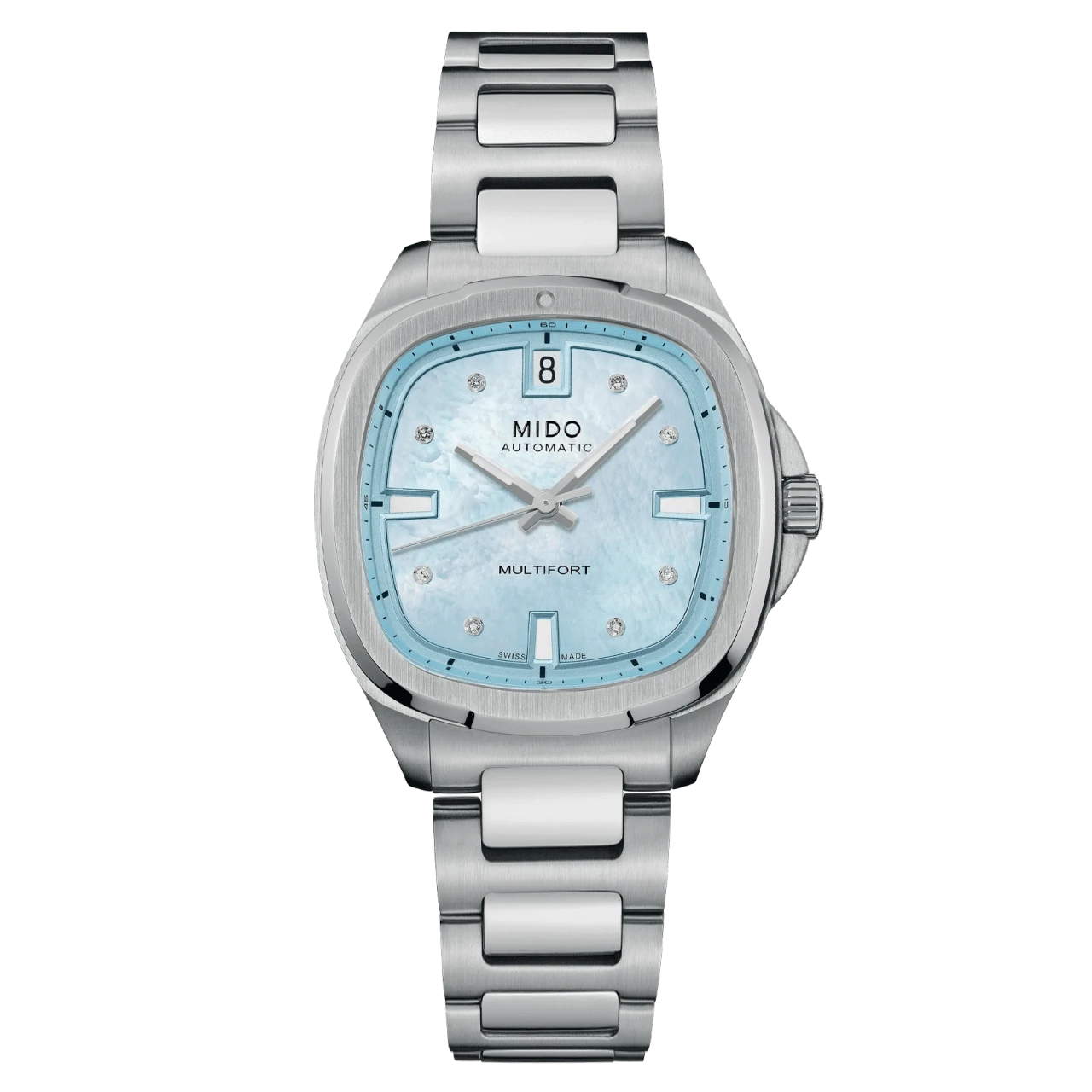 Mido Multifort TV 35 Damenuhr mit Diamanten M049.307.11.136.00