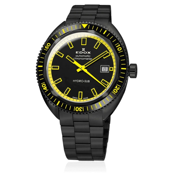 Edox Hydro-Sub Date Automatic Chronometer Herrenuhr 80128 37NJM NIJ