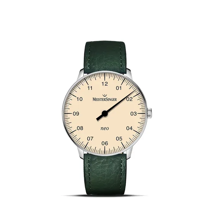 Meister Singer Neo Automatik, Elfenbein Herrenuhr NES903
