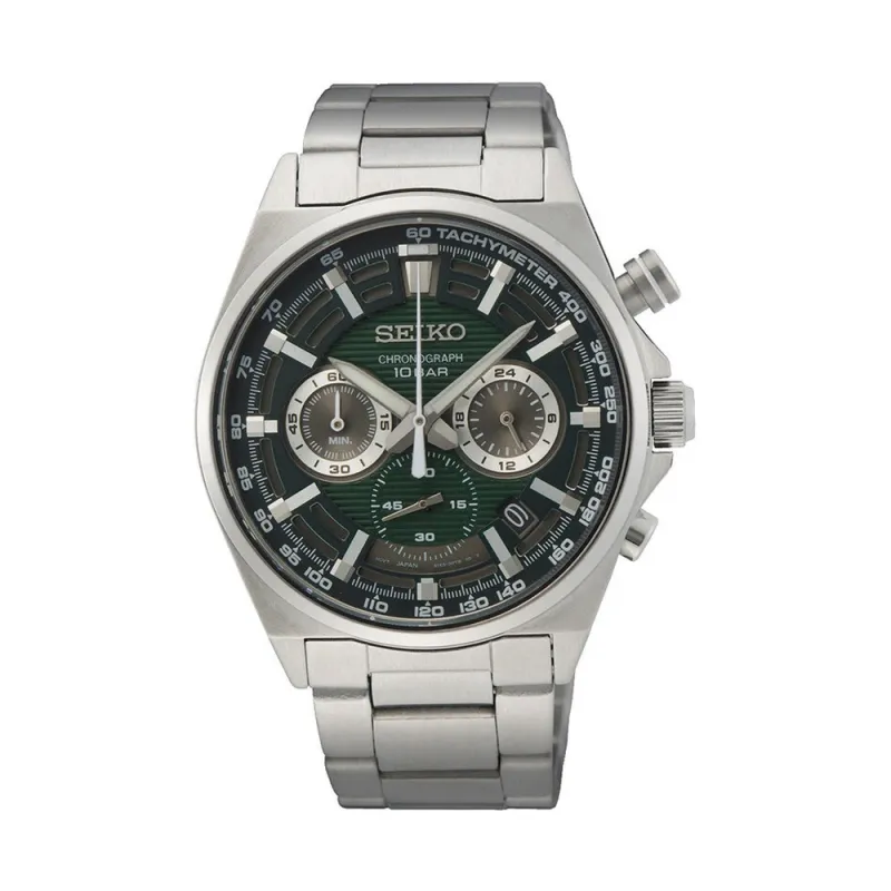 Seiko Chronograph mit Tachymeter Herrenuhr SSB405P1
