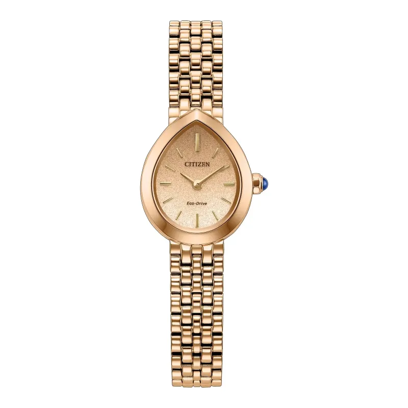 Citizen L Rainell Eco-Drive roségoldfarben Damenuhr EX1553-56X