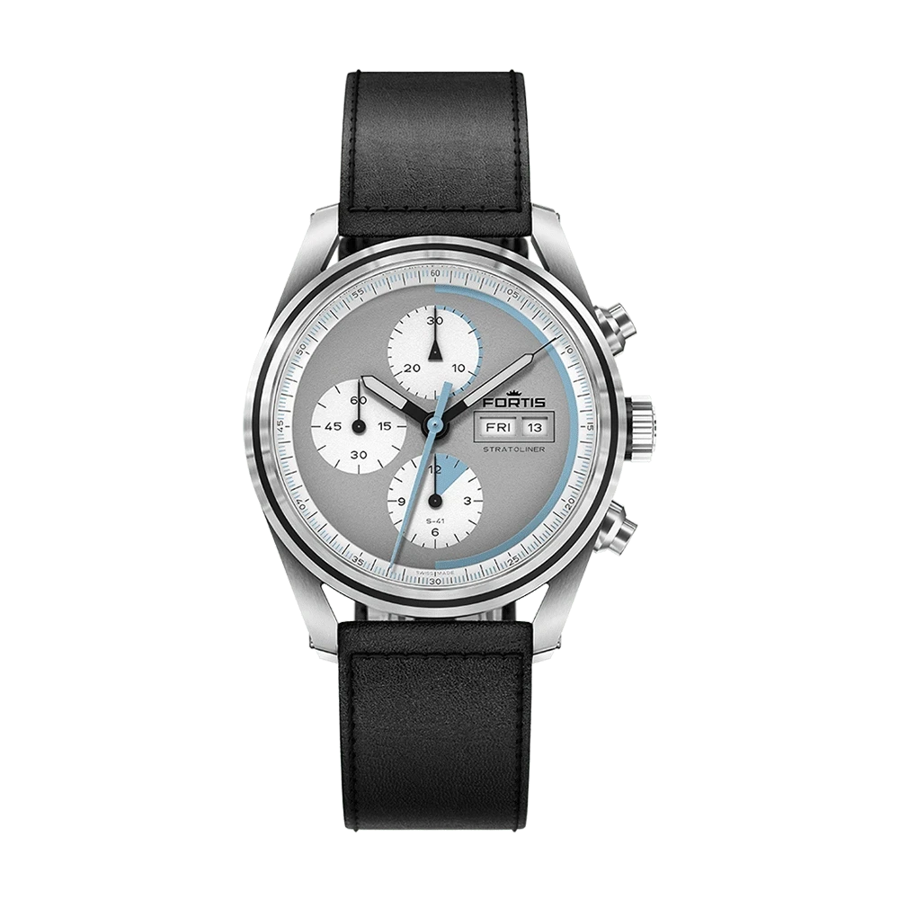 Fortis Stratoliner S-41 Cool Gray Herrenuhr F2340015