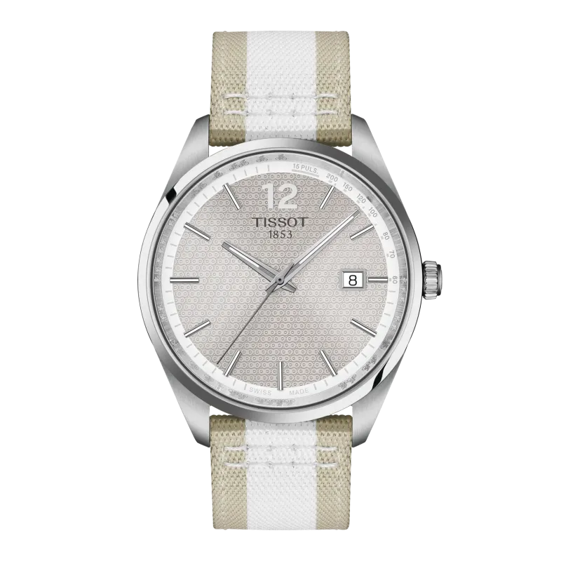 Tissot PR 100 40mm Textilband mit Dornschließe, Quarzwerk Herrenuhr T150.410.17.037.00