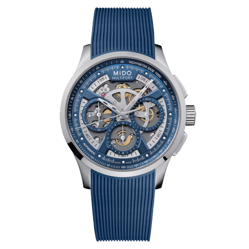 Mido Multifort Skeleton Chronograph Herrenuhr M038.662.17.040.00
