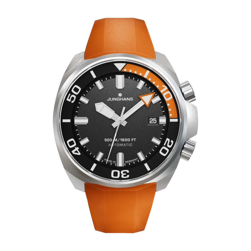 Junghans Aquaris Diver, Taucheruhr bis 50 bar, Automatikwerk Herrenuhr 27/4668.44