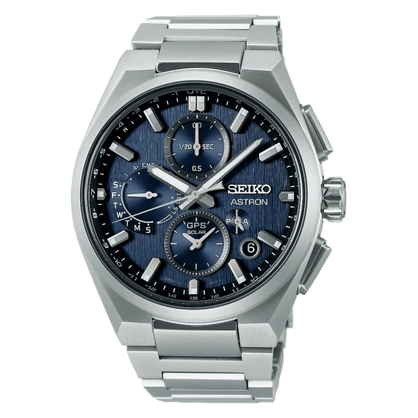 Seiko Astron GPS Solar Dual Time Chronograph Herrenuhr SSH161J1