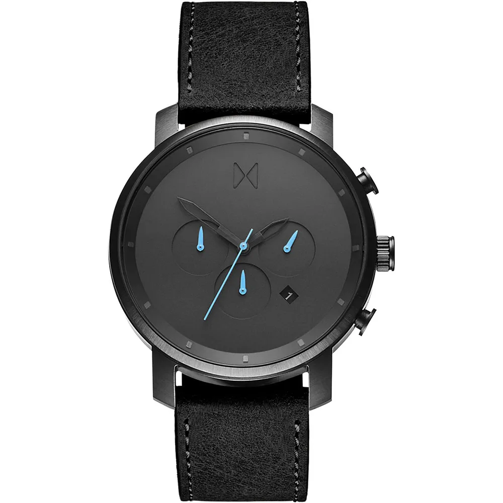MVMT Herrenuhr Chrono Gunmetal Black MC01-GUBL Movement
