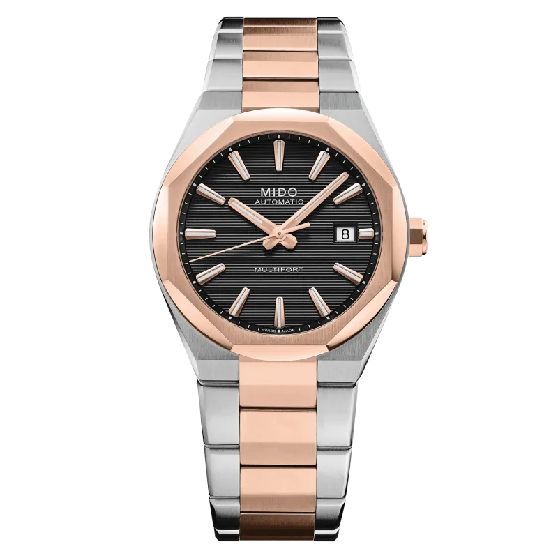 Mido Multifort 8 One Crown, Multicolor, Achteckige Lünette, Gangreserve bis zu 80 Stunden Herrenuhr M055.507.22.051.00
