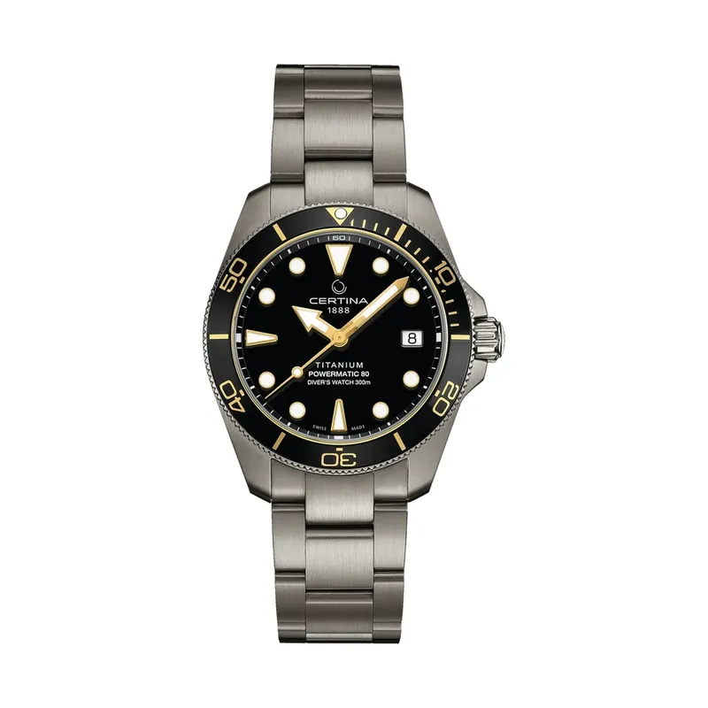 Certina DS Action Diver 38mm Titan Powermatic 80 Herrenuhr C048.807.44.051.00