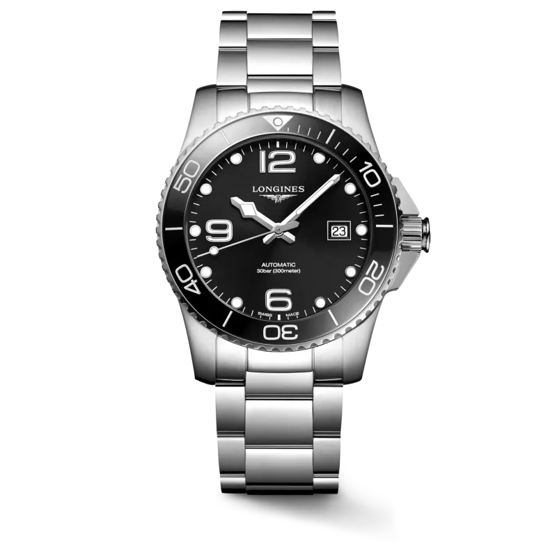 Longines HYDROCONQUEST - L3.781.4.56.6 Automatik Uhr Lünette Herrenuhr L3.781.4.56.6