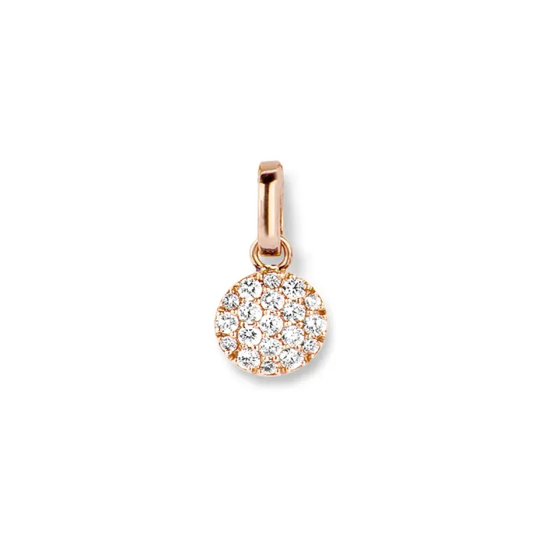 One More Eolo Damen Anhänger in 18 Karat Rosegold mit Diamanten 92E206A
