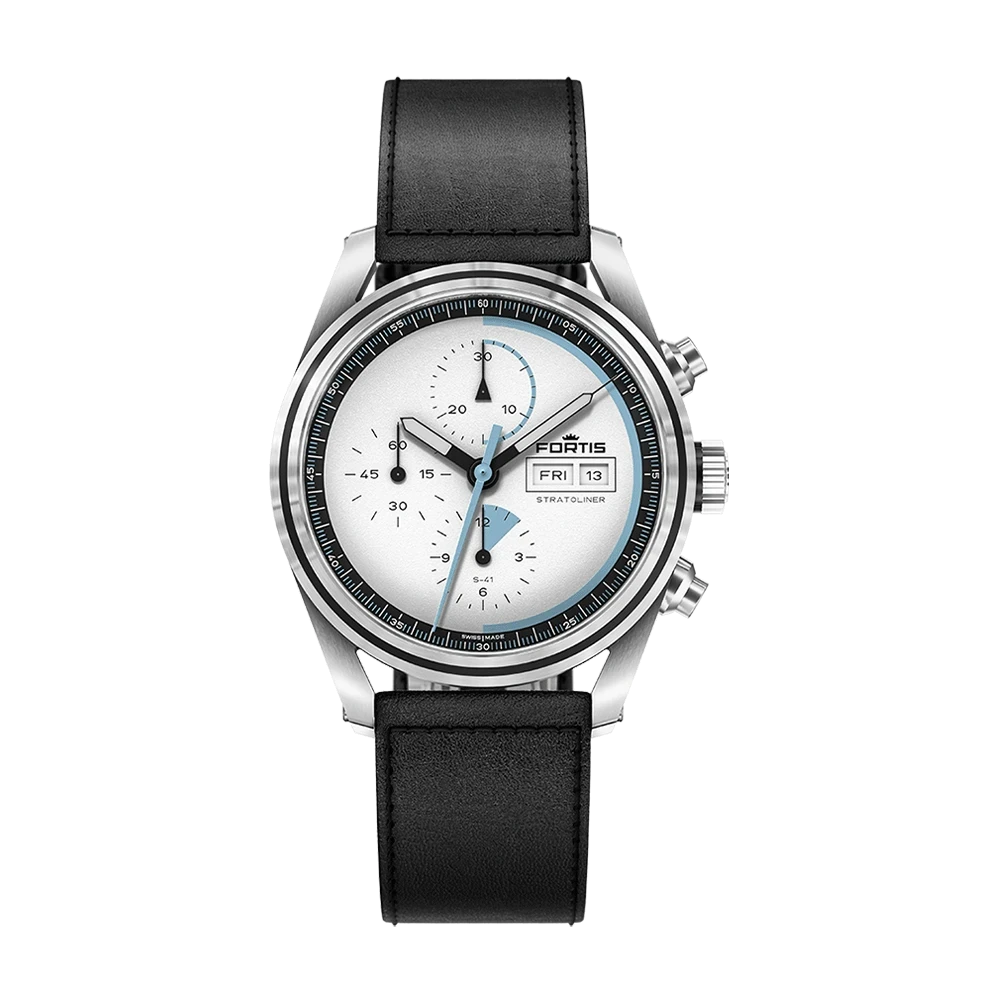 Fortis Stratoliner S-41 White Dust Herrenuhr F2340014