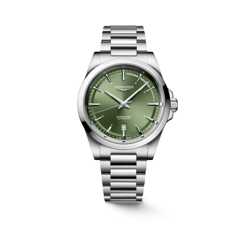 Longines Conquest grün 41mm Herrenuhr L3.830.4.02.6