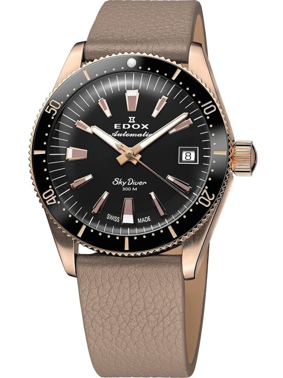 Edox SkyDiver 38 Date Automatic Special Edition Herrenuhr 80131 37RNC NI