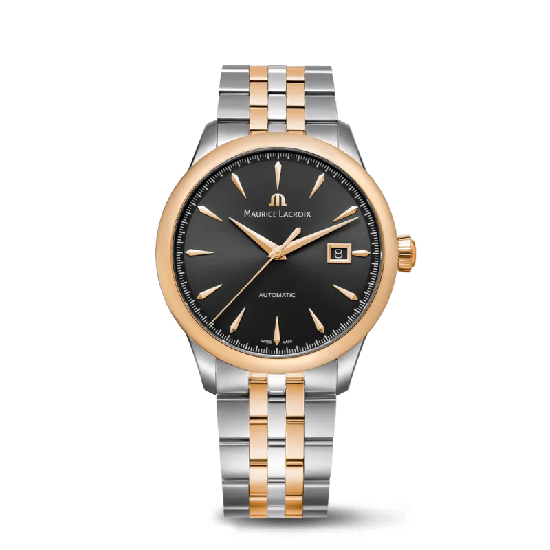 Maurice Lacroix 1975 Automatic Duotone 40mm, Multicolor, Edelstahl, Rosévergoldet Herrenuhr 756008-PVP12-330-1