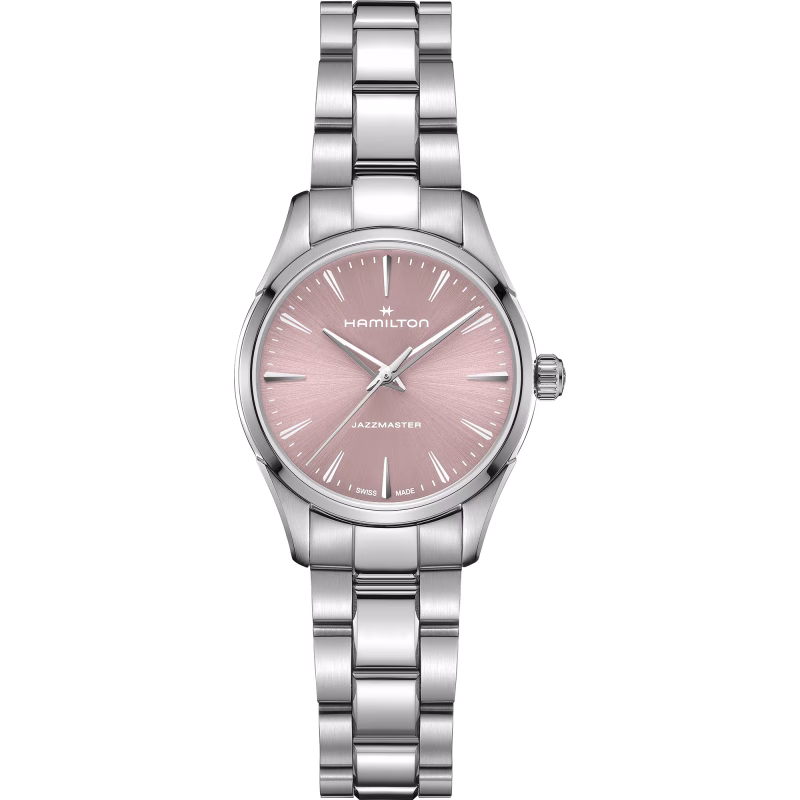 Hamilton Jazzmaster Quartz 32 mm Rosa Damenuhr H32301171
