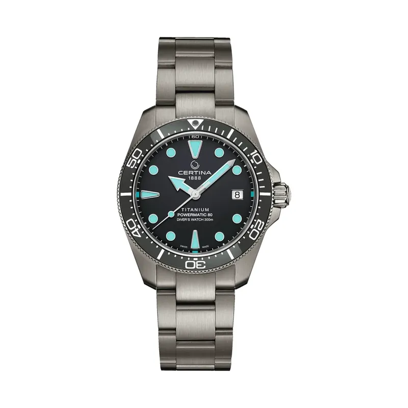 Certina DS Action Diver 38mm Titanium Automatik Grau C048.807.44.081.00