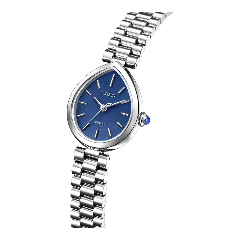 Citizen L Rainell Eco-Drive blau Damenuhr EM1201-52L