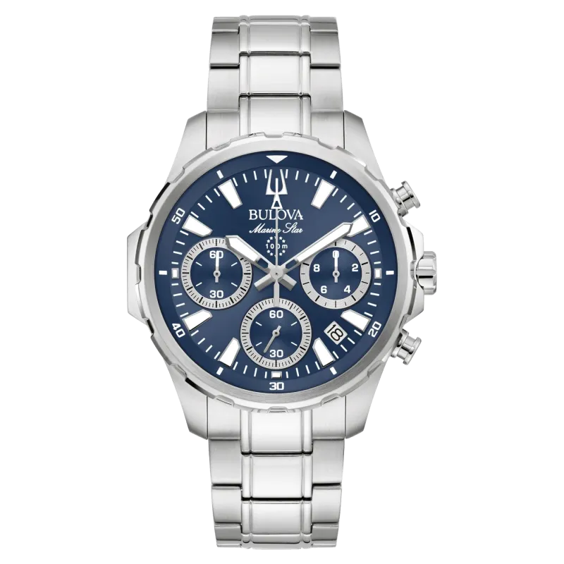 Bulova Marine Star Chronograph Herrenuhr 96B466