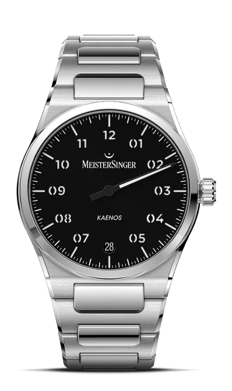 Meister Singer Kaenos, Automatikwerk, Schwarz Herrenuhr KS902
