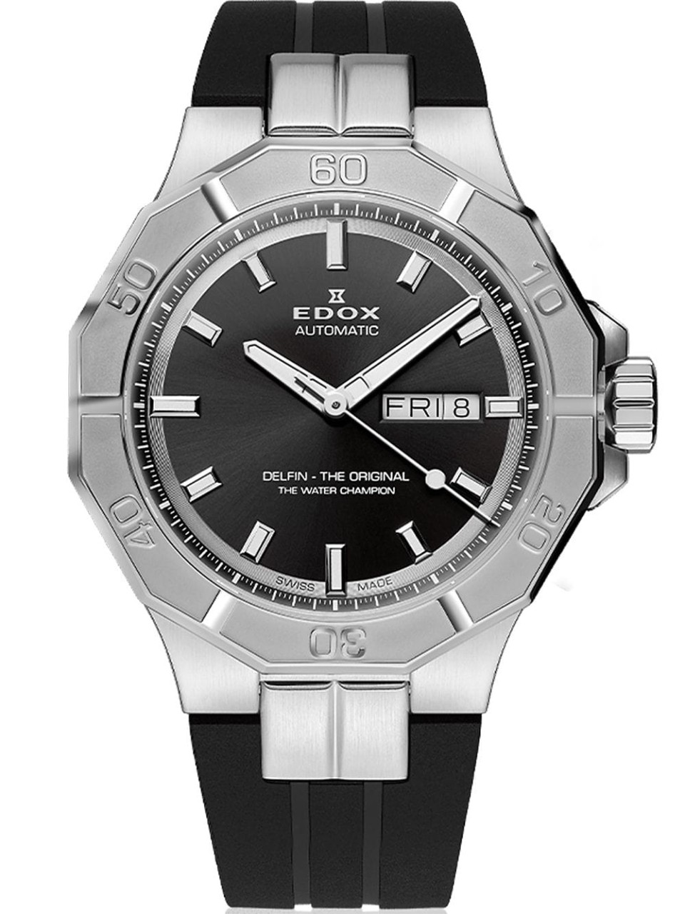 Edox Delfin Day-DateHerrenuhr 88008-3CA-NIN 
