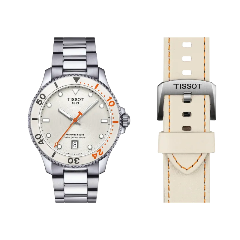 Tissot Seastar FIBA Women's Basketball World Cup 2026, 40mm, Schweizer Quarzwerk, Silber Herrenuhr T120.410.11.011.00