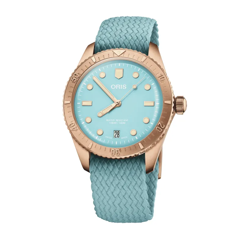 Oris Divers Sixty‑Five Cotton Candy 38mm Unisexuhr 01 733 7771 3155-07 3 19 02BRS