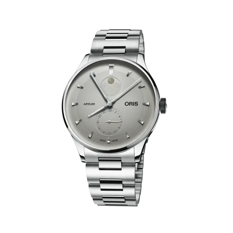 Oris Artelier Complication 39.50 mm Edelstahl Weiß Herrenuhr 01 782 7811 4051-07 8 20 20
