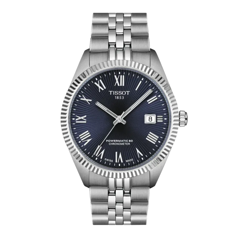 Tissot Ballade Powermatic 80 COSC 39mm Blau Herrenuhr T156.408.11.043.00