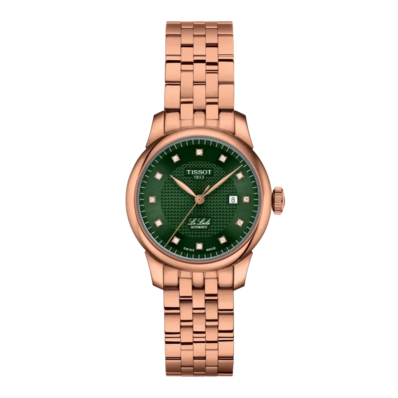 Tissot LE LOCLE 29mm, Automatik, bis zu 48 Stunden Gangreserve, Roségold Damenuhr T006.207.33.096.00