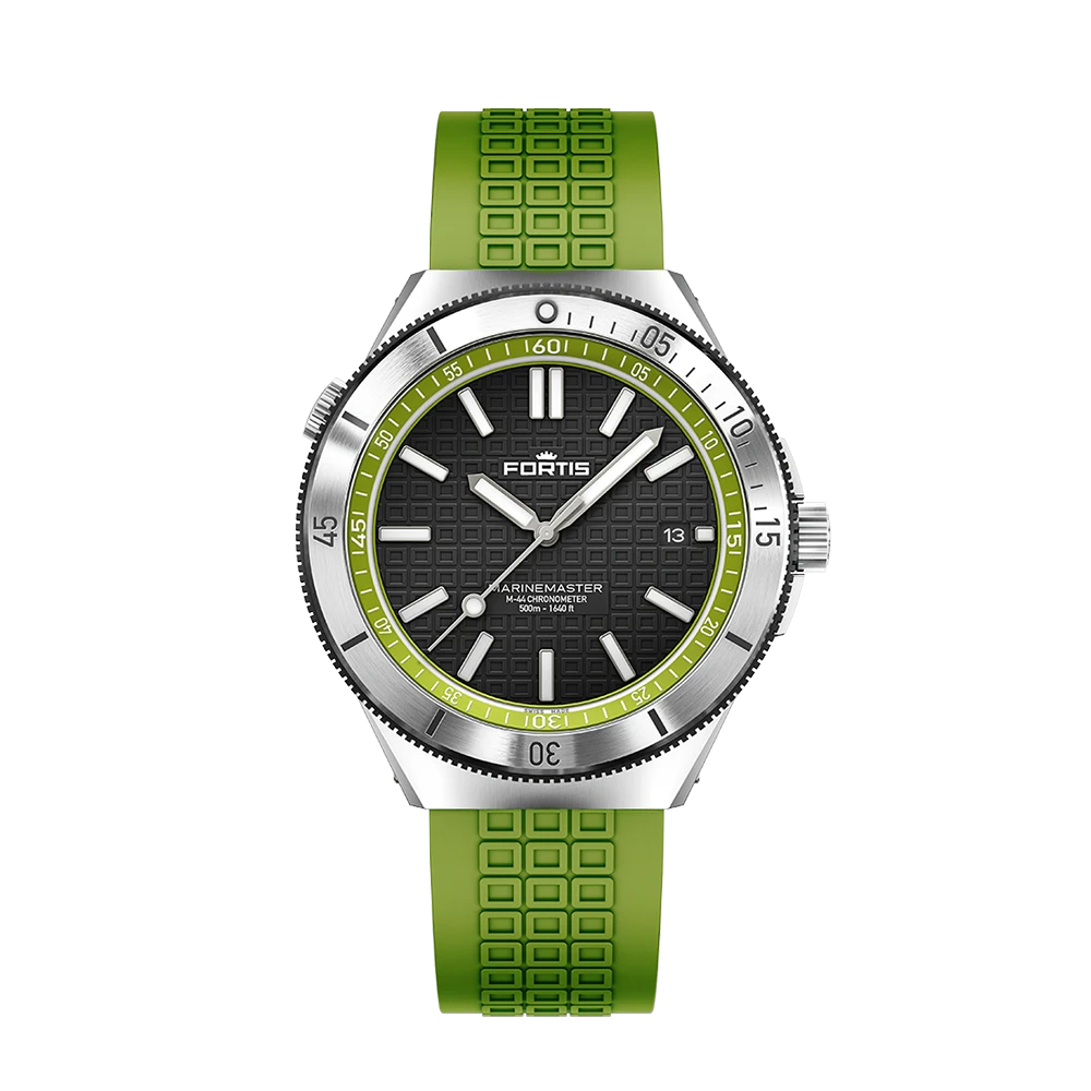 Fortis Marinemaster M-44 Woodpecker Green Herrenuhr F8120019