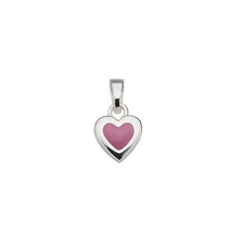Anhänger aus 925 Sterling Silber rhodiniert Lack Pink
