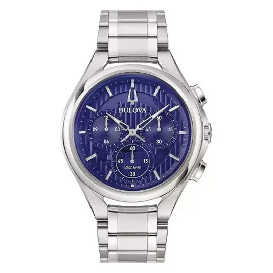 Bulova Herrenuhr Curv Chronograph 96A302