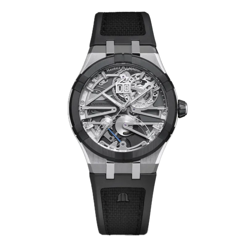Maurice Lacroix AIKONIC Master Grand Date Retrograde Herrenuhr AC8008-SSL20-090-2