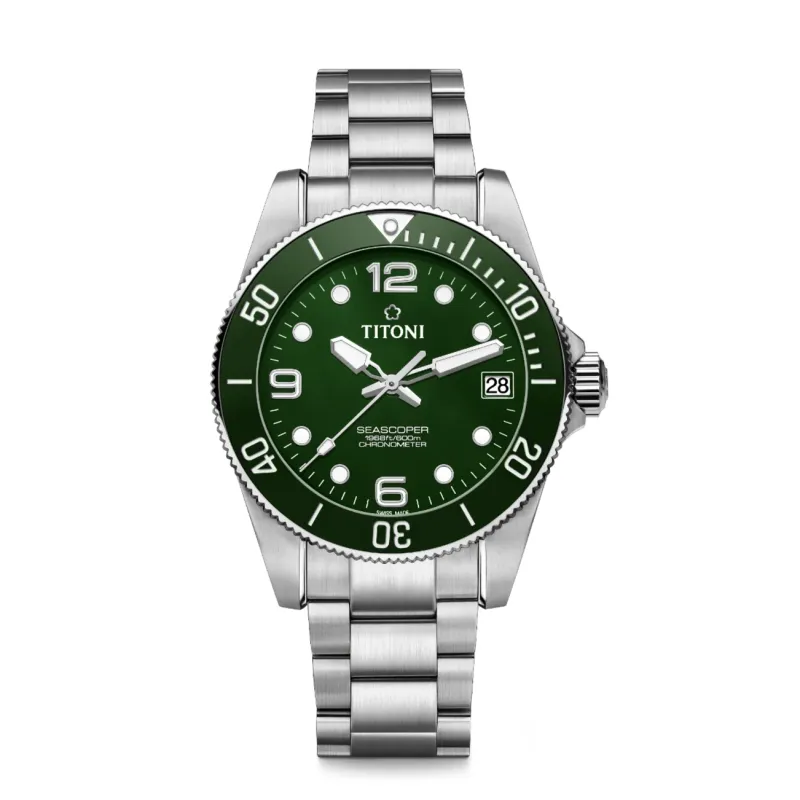Titoni TITONI SEASCOPER CHRONOMETER 42MM Herrenuhr 83601 S-GN-739