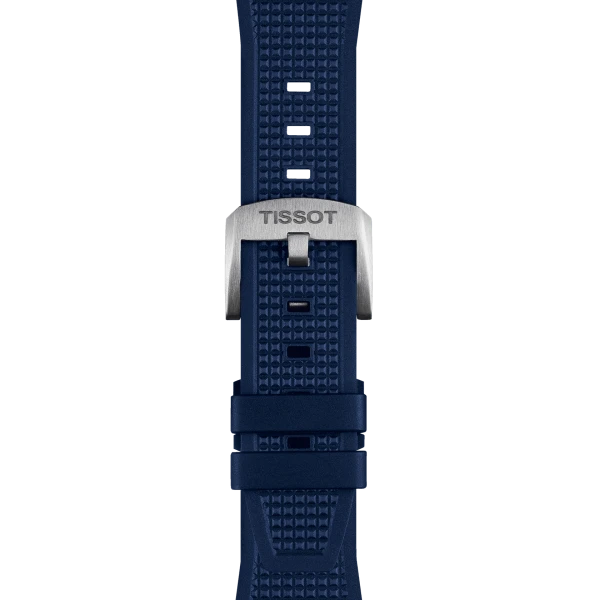 Tissot Ersatzarmband Kautschuk blau 12 mm für PRX