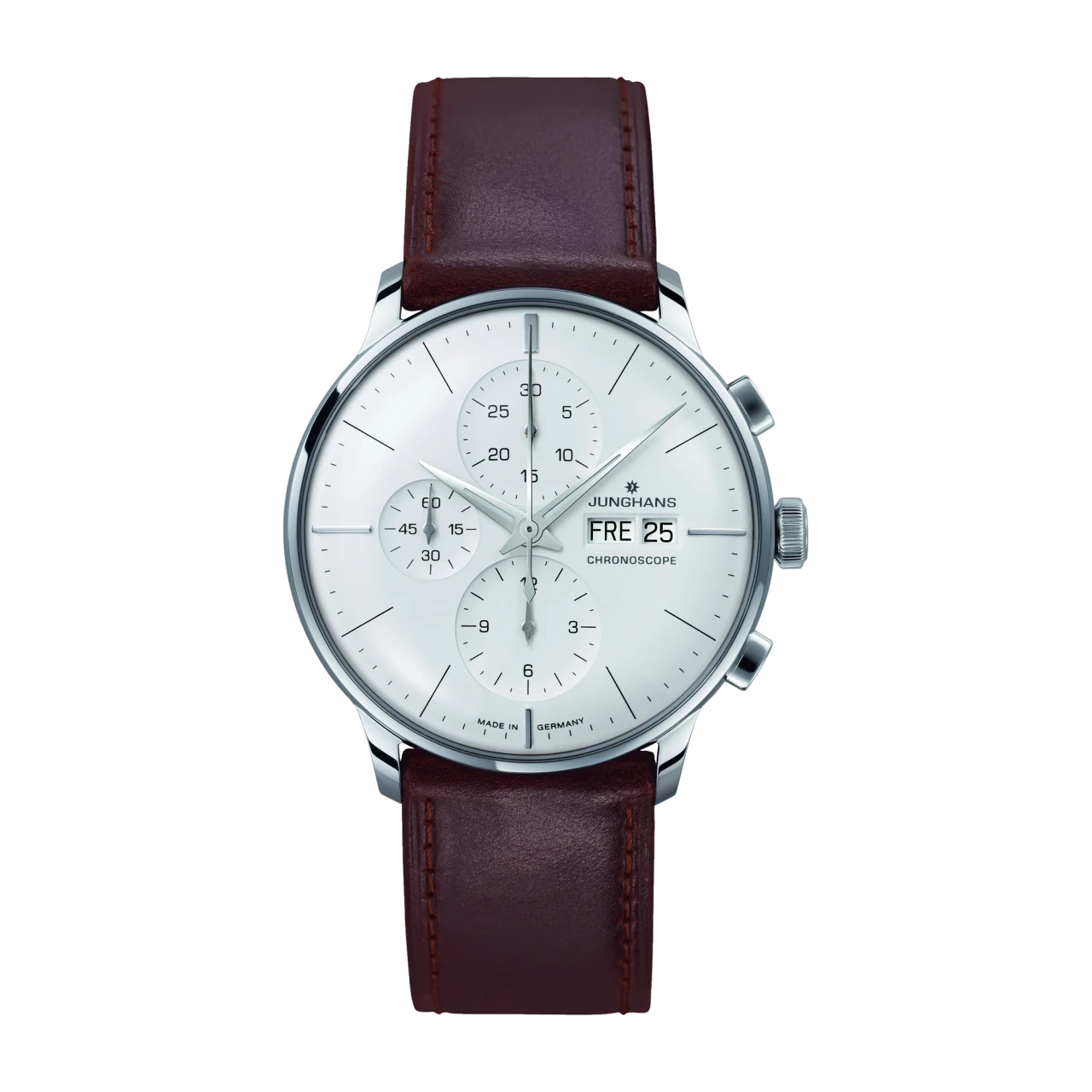 Junghans Meister Chronoscope Saphirglas Herrenuhr 027/4120.02
