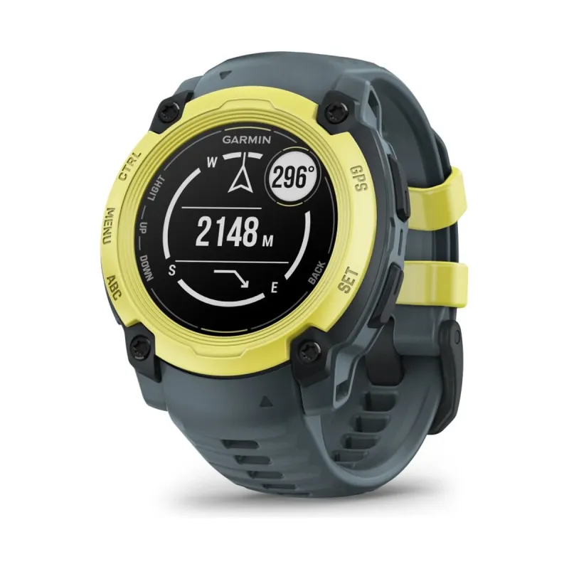 Garmin Instinct® E 010-02932-01 - 40 mm Twilight/Electric Lime mit Silikon-Wechselarmband 20 mm Twilight