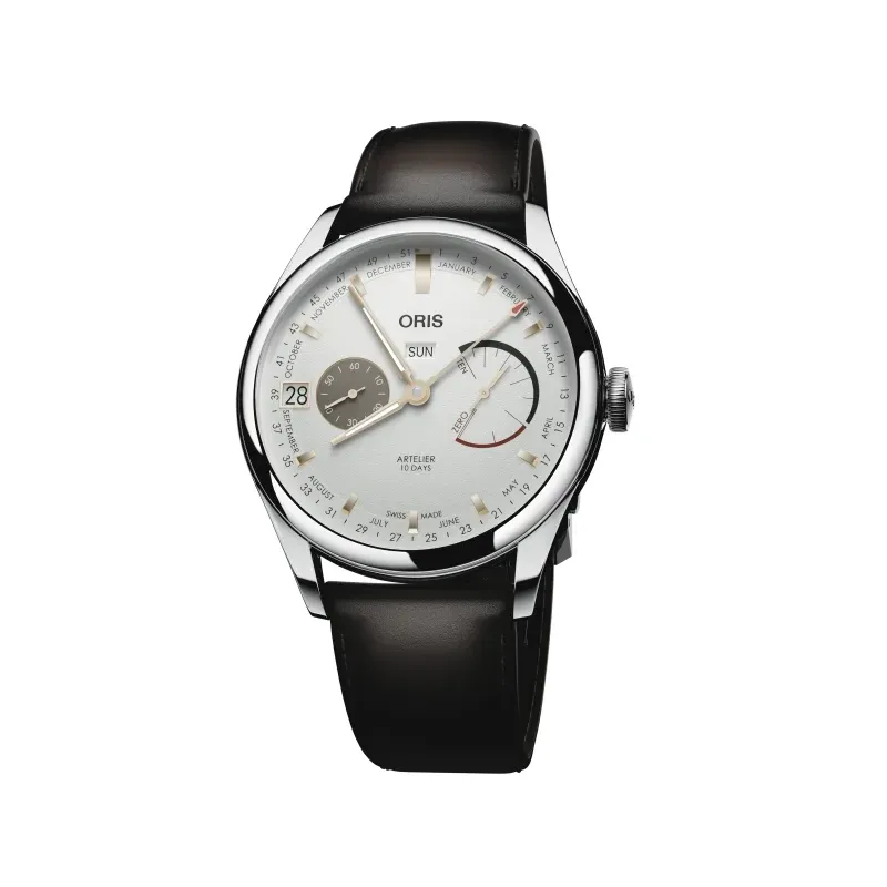 Oris Artelier Calibre 113 43mm Lederband  Weiß Herrenuhr 01 113 7806 4051-07 5 22 96FC