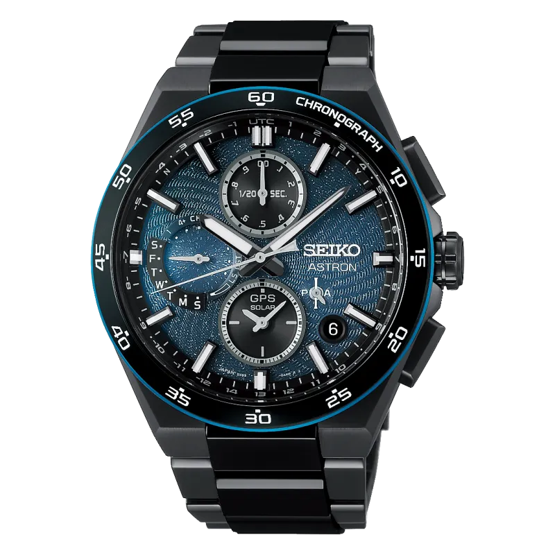 Seiko ASTRON GPS SOLAR DUAL TIME CHRONOGRAPH LIMITED EDITION Herrenuhr SSH187J1
