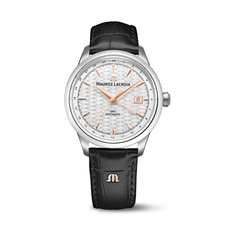 Maurice Lacroix 1975 AUTOMATIC VAGUES DU JURA GMT Herrenuhr 756048-SS001-131-2