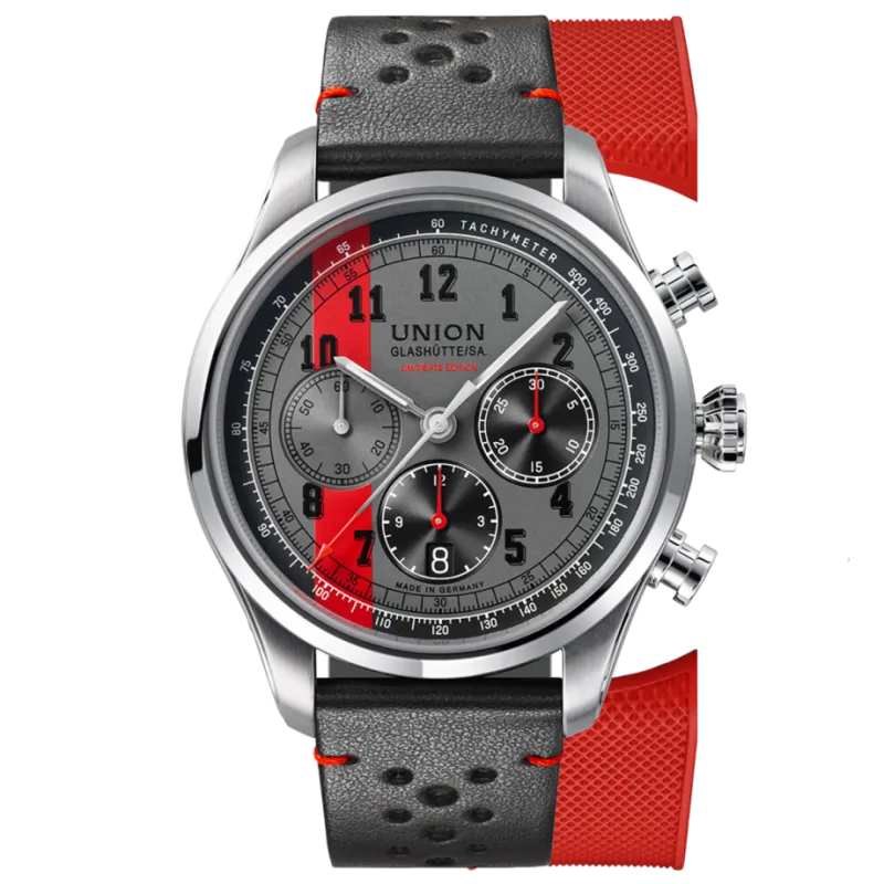 Union Glashütte Belisar Chronograph Speedster Limitierte Edition Herrenuhr D009.427.16.082.09