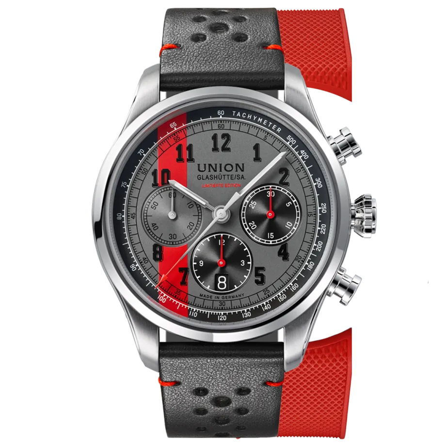 Union Glashütte Belisar Chronograph Speedster Limitierte Edition Herrenuhr D009.427.16.082.09