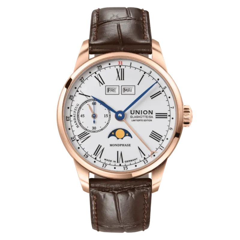 Union Glashütte 1893 JOHANNES DÜRRSTEIN EDITION MONDPHASE LIMITIERTE EDITION Herrenuhr D903.458.76.013.09