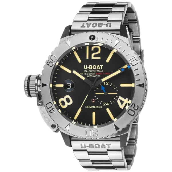 U-Boat Automatic Sommerso Stahl 45mm Herrenuhr 9007/A/MT