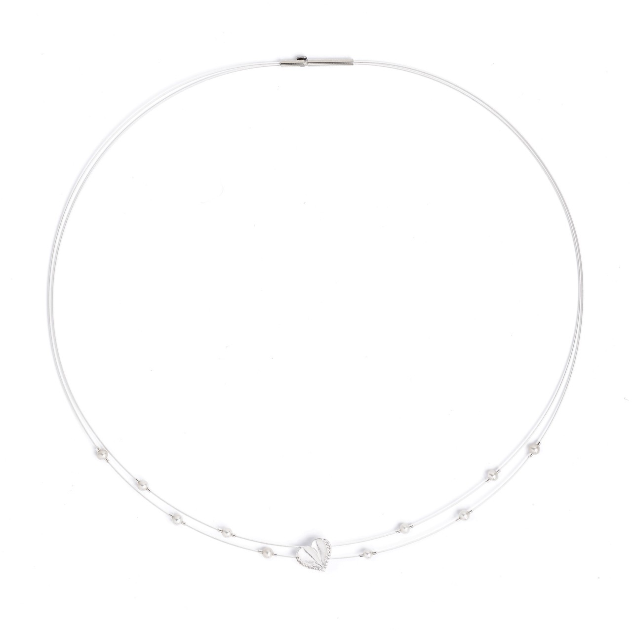 Bernd Wolf Corelis Collier Süsswasserperle 925er Sterlingsilber matt 87104654-043